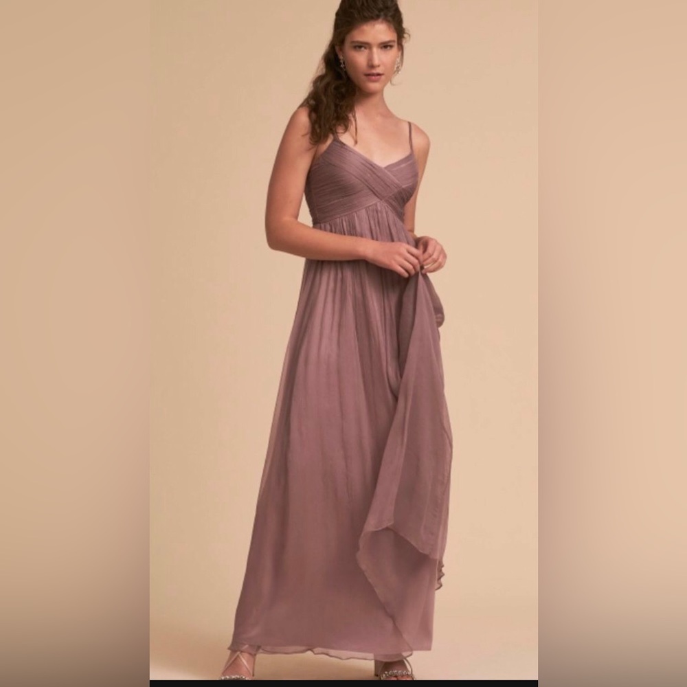 BHLDN Mauve Wedding Dress